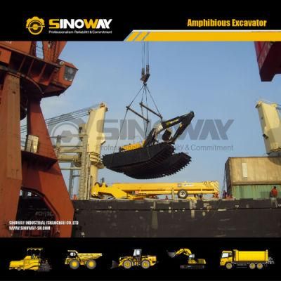 Pontoon Undercarriage Excavator Sinoway Swamp Beko Amfibi for Sale