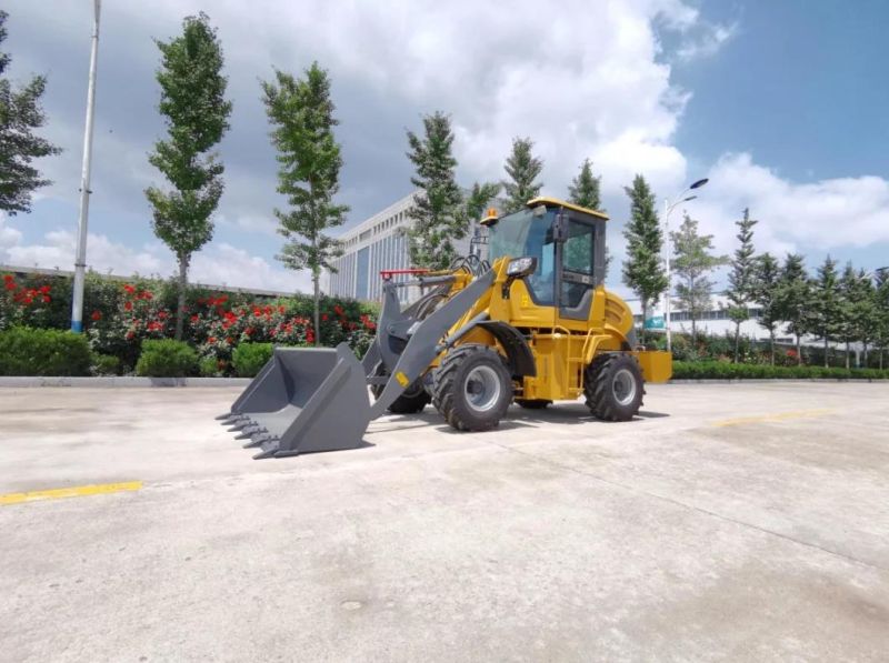The Lowest Failure Rate 1.6 Ton Tractor Front End Mini/Small Wheel Loader with CE