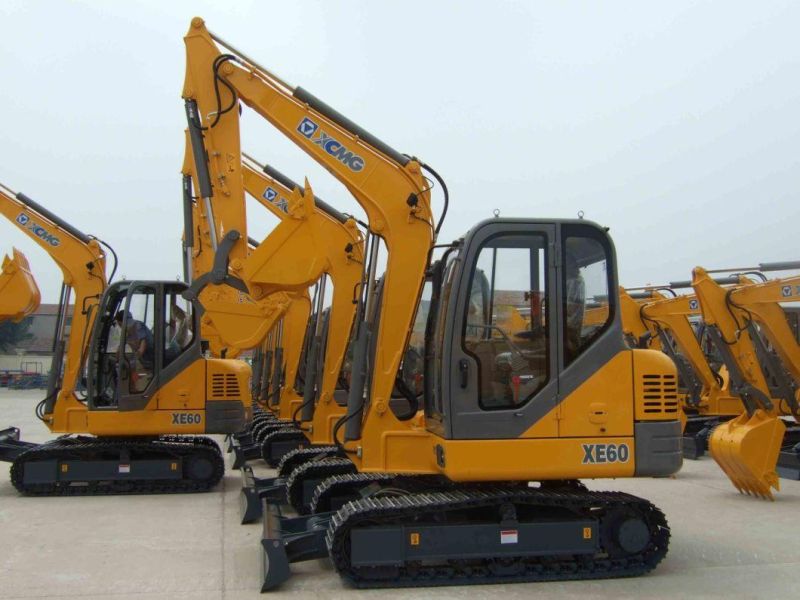 Oriemac Construction Machinery Official Xe60d 6ton Mini Digger Hydraulic Crawler Excavator with Hammer