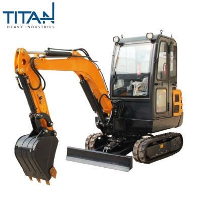 Titanhi mini small excavators grabber diggers crawler excavator for sale