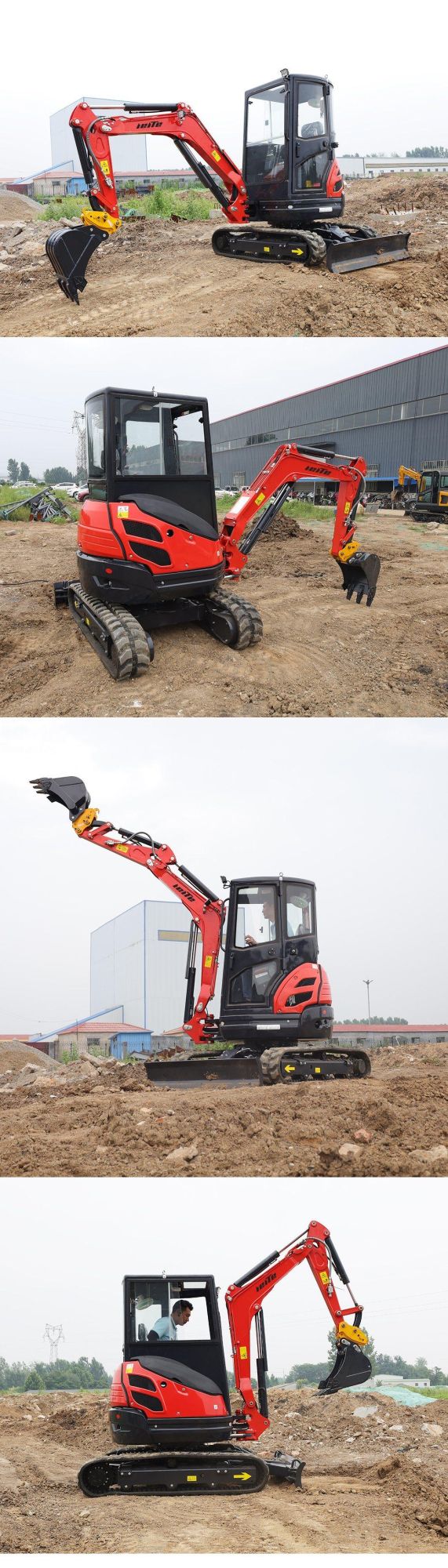 CE Certificate 2.6 Ton 2.8 Ton Hydraulic Mini Excavator with Best Price for Sale