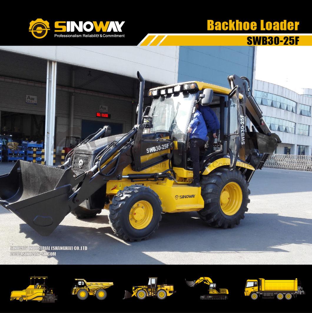 New Backhoe Loaders Sinoway Mini Front Loader Backhoe for Sale