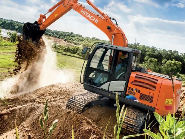 Good Working Condition Hitachi 120-6 Small Excavator Cheap