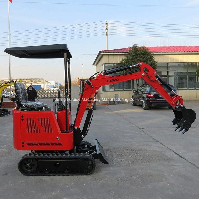 Widely Used 1 Ton Mini Excavator Small Digger Backhoe for Sale