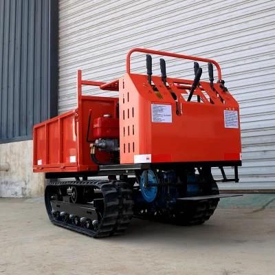 0.8t Garden Rubber Transporter Crawler Tracked Mini Dumper for Sale