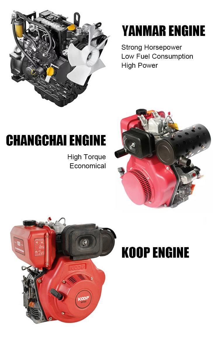 Excavator 1000kg Diesel Hydraulic Escavatore Mini Small Micro Crawler Bagger Digger Mini Excavators
