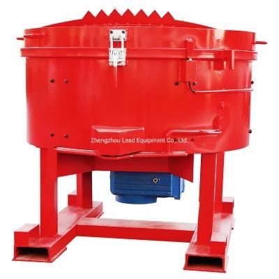 Portable Manual Hand Castable Refractory Pan Mixer Mixing Machine