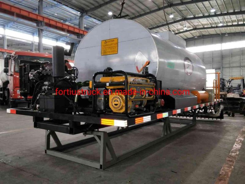 Fortius New 2-13cbm Trailer Bitumen Sprayer Asphalt Distributor for Philippine