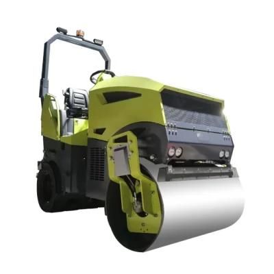 4 Ton Ride on Tire Rubber Combined Asphalt Road Roller