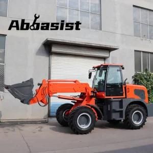 CE ISO SGS OEM AL2500T China Brand Compact Front 2.5 ton Telescopic Loader for Agricultural Work