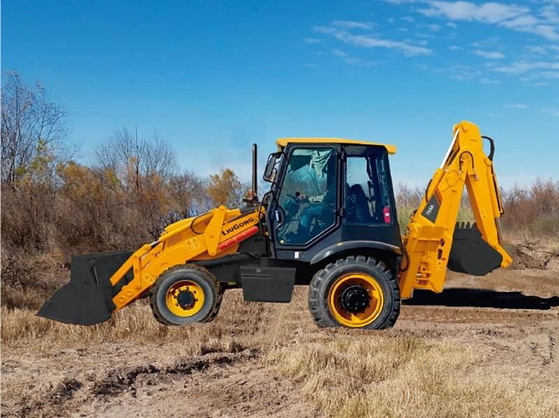 China Liugong Clg764 Road Construction Equipment Backhoe Loader