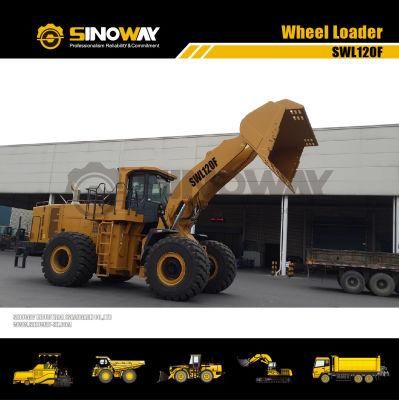 12 Ton Front End Wheel Loader with 6.0 Cbm Shovel Bucket