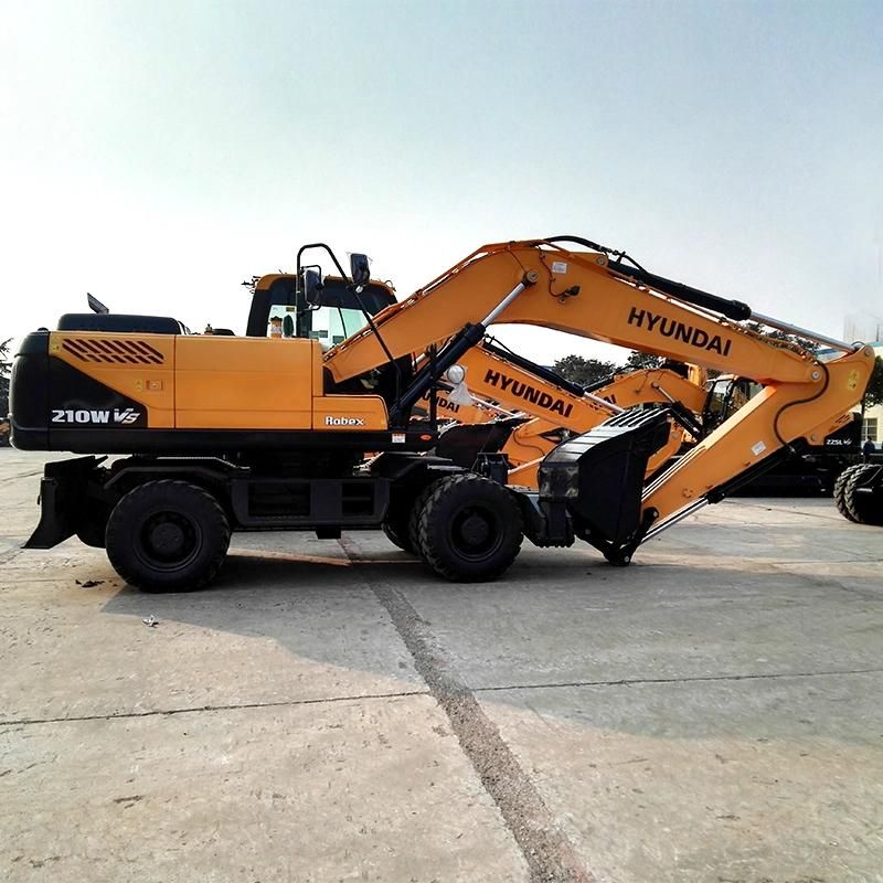 Hyundai Hydraulic Wheel Excavator 21 Ton Excavators (R210wvs)