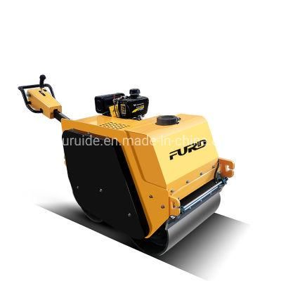 Hydrostatic Smooth Double Drum Vibratory Road Roller Manual Vibrating Road Roller Fylj-S600c