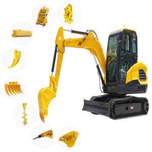 CE EPA Approved 3500kgs Garden/Farming Use Small Digger Mini Bagger Towable Backhoe Mini Excavator Prices