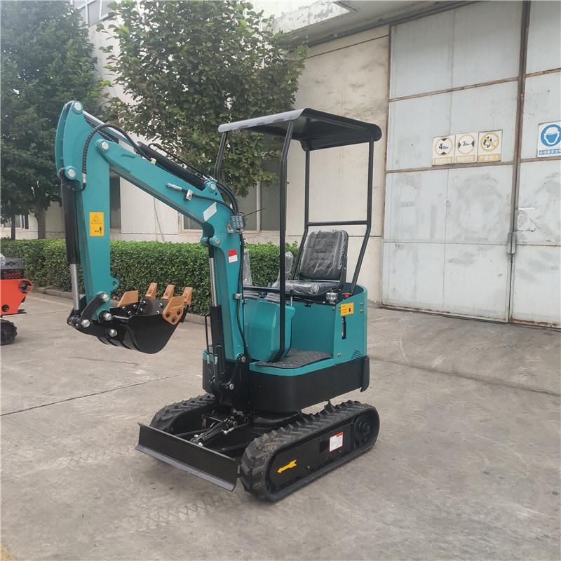 CE Approved 1ton Mini Digger 10 PRO Small Crawler Excavator with 120 Degree Deflection Boom