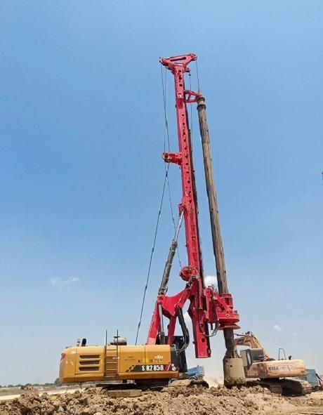 Sy Hydraulic Mobile Piling Machine Rotary Drilling Rig Sr155