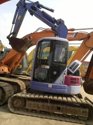 Japan Original Rubber Track 7t Used Komatsu PC75uu Excavator