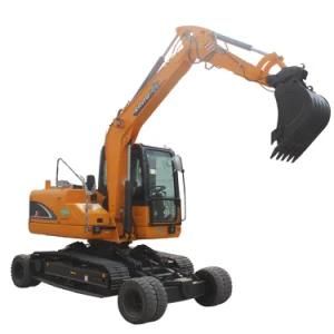 Rhinoceros 9000 Kg Small Digger X9 Indonesia Wheel-Crawler Mini Digger