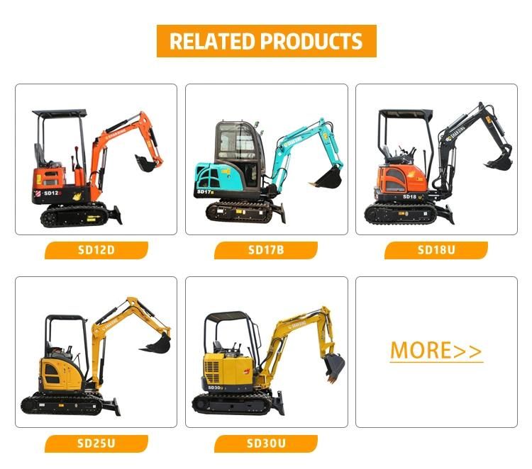 2.5 Ton Mini Excavator Price Crawler Excavators for Farm