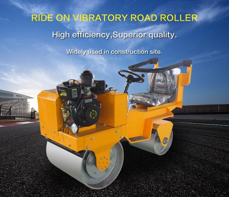 Vibratory Ride on Drum Road Roller