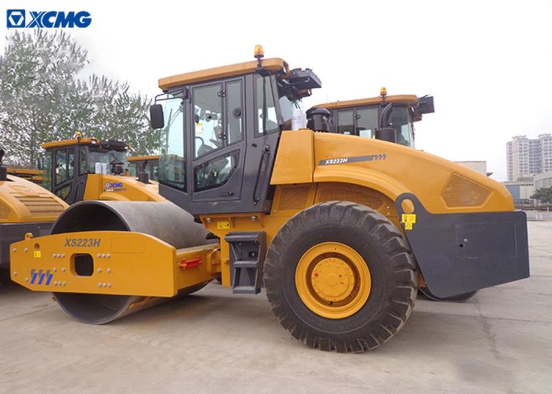 XCMG Xs223h 22 Ton Single Drum Vibratory New Road Roller Compactor Machine Price for Sale