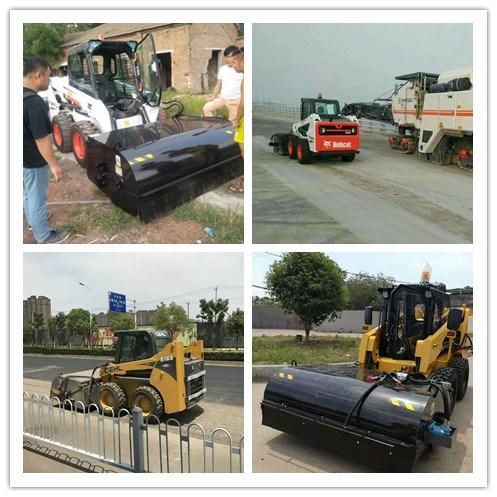 Mini Loader Road Sweeper Attachment