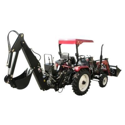 Cost Effective 4X4 Compact Tractor with Loader and Backhoe