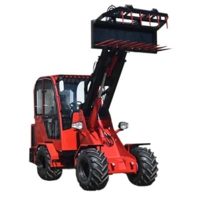 Agriculture Machinery 2000kg Multi Function Quick Hitch Front End Tractor Telescopic Wheel Loader M920 with Hay Fork for Farming