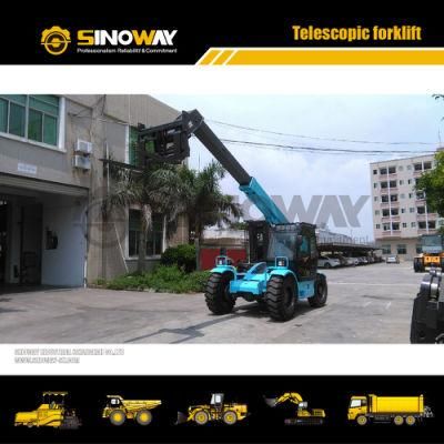 Sinoway Telehandler Telescopic Boom Forklift 3.5 Ton Forklift Telehandler