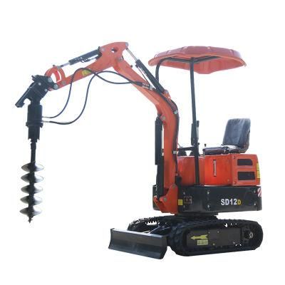 CE/EPA/Euro 5 Emission Smallest Mini Excavator 1000kg Hydraulic Mini Excavator Mini Digger