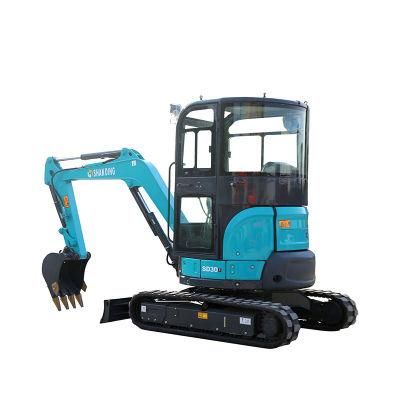 New Design 3tons Mini Excavator with Cabin