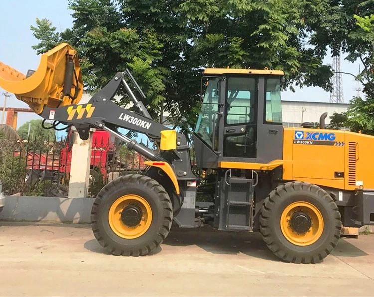 XCMG Earthmoving Machinery 1.8m3 3 Ton Wheel Loader Price Lw300kn