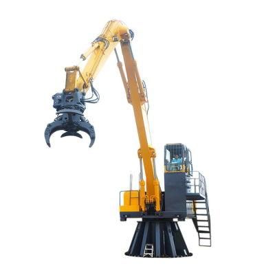 Hybrid Material Handling Cranes Stationary Scrap Crane for Port and Terminal