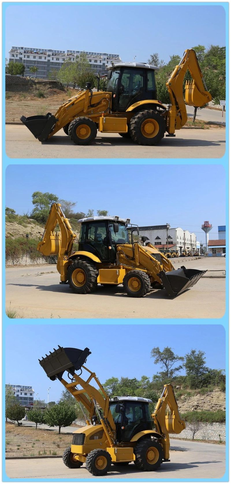 China Factory ACTIVE Brand AL388T 8.2ton Backhoe with Famous 74kw Cummins Engine&Italy Carraro Transmission&Luxury ROPS Cabin for Sale