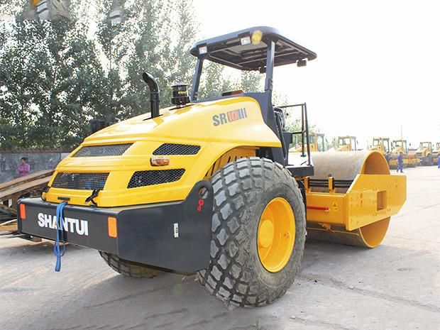 Shantui 10 Ton Cummins Static Single Drum Vibrator Road Roller