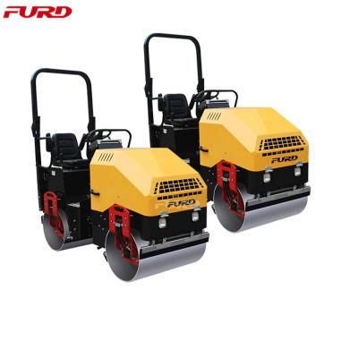 1.5 Ton Double Drum Road Roller Compactor for Asphalt Paving Compaction