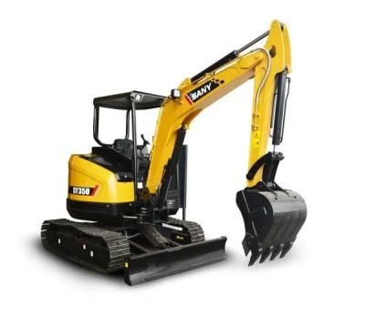 Sany Sy35u 3.78tons Construction and Garden Mini Hydraulic Crawler Excavator