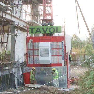 Sc100 200 Single Cage Construction Hoist Elevator for Lifting Material People