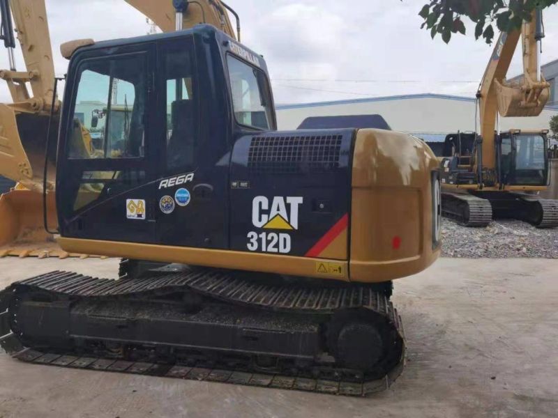 XCMG 12ton Used Mining Crawler Excavators 312D/312c/312e with Well Maintance, Good Working Condition Cheap Price on Sales