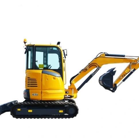 3.5ton Xe35u Mini Excavator 5.0-7.2m3 High Quality