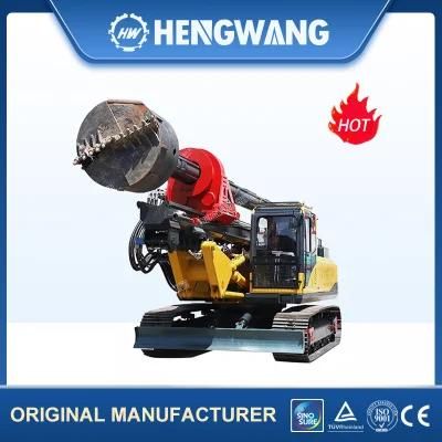 Hydraulic Mobile Piling Machine Rotary Drilling Rig