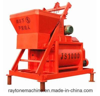 Js1000 Twin Shaft Concrete Mixing Machine Cement Mixer