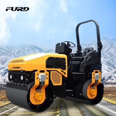 Good Condition Tandem Drum 3 Ton Vibratory Roller Compactor for Sale