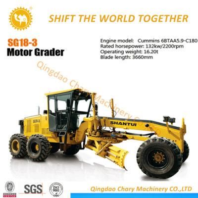Road Construction Machinery Shantui Sg18-3 Motor Grader