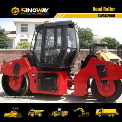 8 Ton Tandem Roller New Double Drum Roller Compactor Made in China