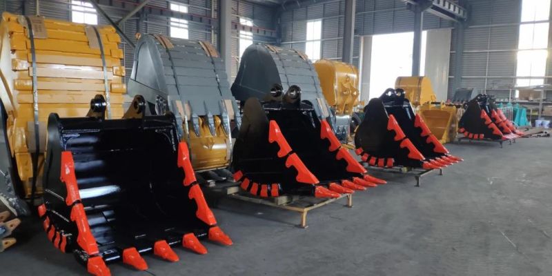 Mining Machinery Parts Excavator Hyundai R220 HD Rock Bucket