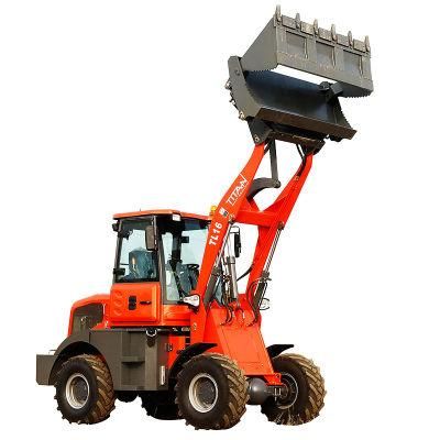 Zl16 1.6ton China Payloader Machine Front End Shovel Loader