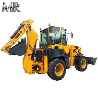 Digging Road Machinery Front End Loader Wz30-25 Construction Backhoe Loader