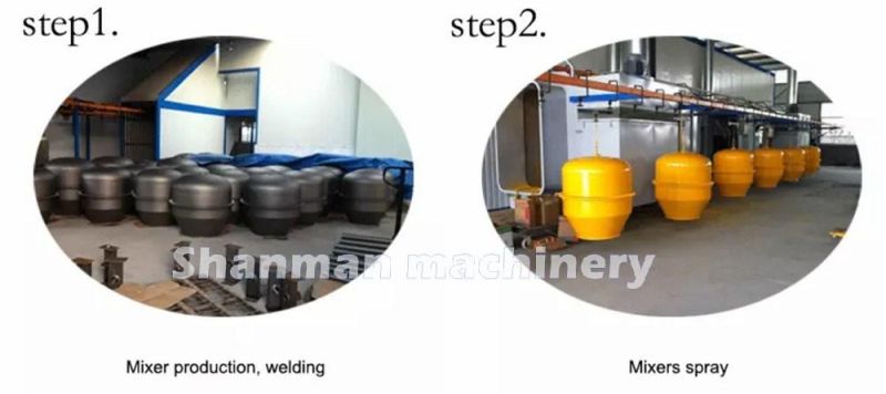 350L Hand Push Mixer Machine Concrete Price